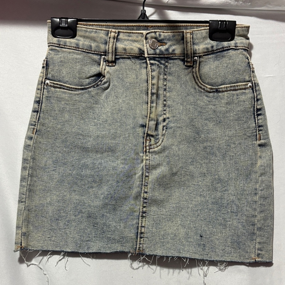 Streetwear Society Light Blue Mini Skirt